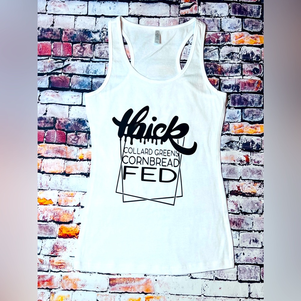 CORN BREAD THICK RACERBACK TANK TOP SET - Picture 2 of 3